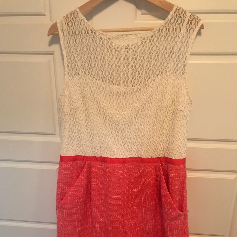 Pink and White Sheath